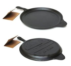 Old Mountain Cast Iron Pre seasoned Round Griddle 10.5''