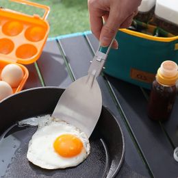 Outdoor folding frying spatula camping portable (select: Rice Spatula)