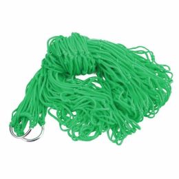 1pc Garden Nylon Hammock Hanging Swing Mesh Net Sleeping Bed (Color: Green, size: PJL-499)