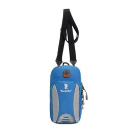 Mini Zipper Phone Arm Bag; Multi-Functional (Color: Blue)