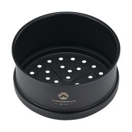 S362 picnic portable snow pull bowl steamer lattice steam drawer (select: BKS-362-Titanium Plated Shera Steamer Drawer)