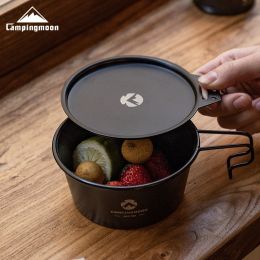 S362 picnic portable snow pull bowl steamer lattice steam drawer (select: BKS-SG-Titanium Plated Bowl Cover)